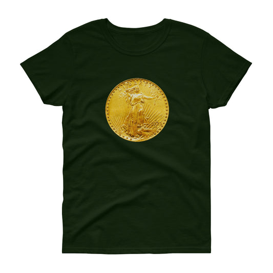 American Gold Eagle Women's Short Sleeve T-Shirt